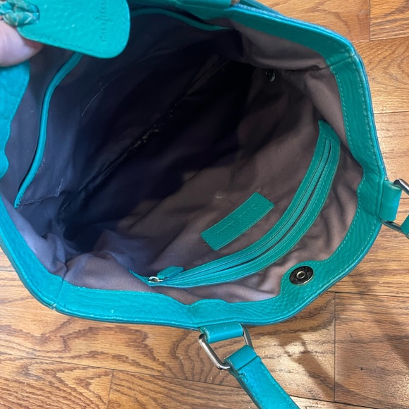 Teal cole Haan tote - Picture 3 of 3